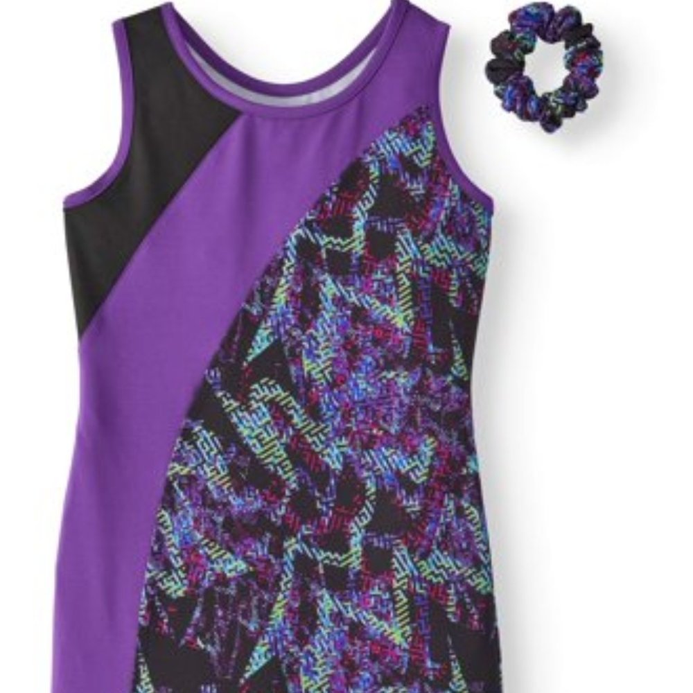 (4/$15) Danskin Purple  Bike Short Unitard NWT